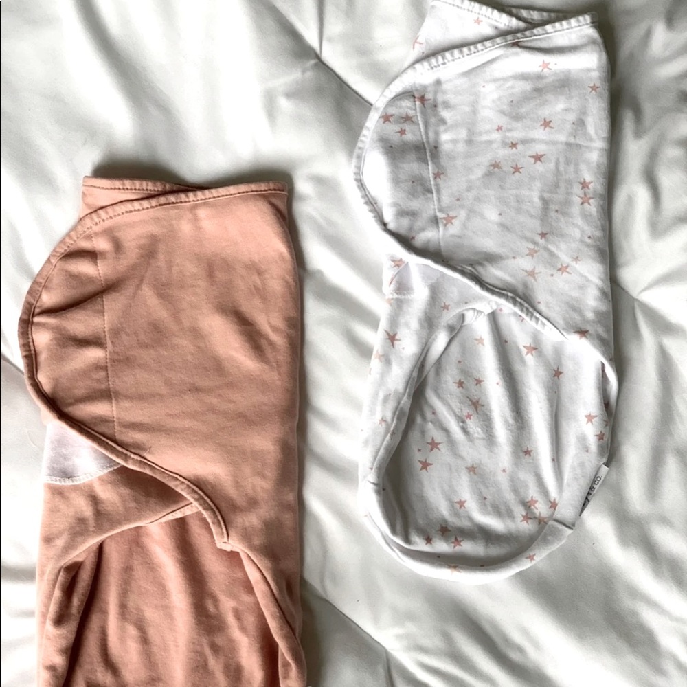 Ely’s & Co Adjustable Swaddle Blankets.